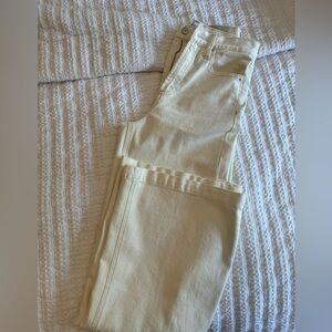 Brand new pistola wide leg jeans in ecru